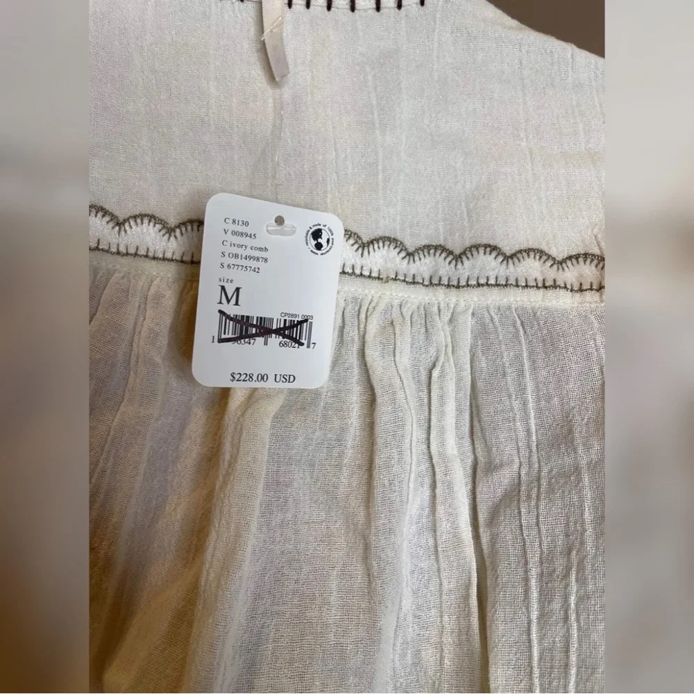 Free people Kai Embroidered Set Size M - Picture 8 of 8